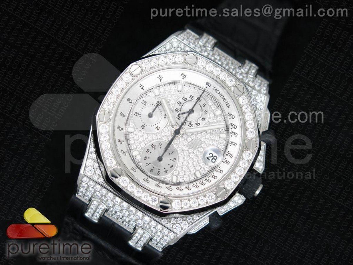 Royal Oak Offshore SS Full Paved Diamanti