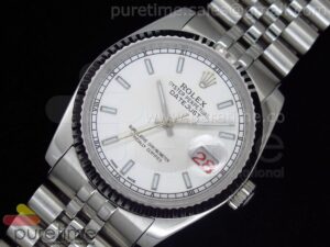 DateJust Men SS White