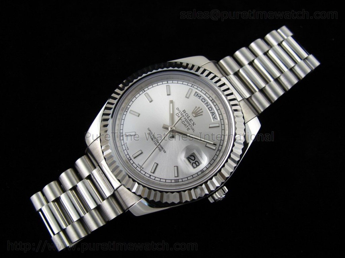 Day-Date II SS Silver Stick - Image 2