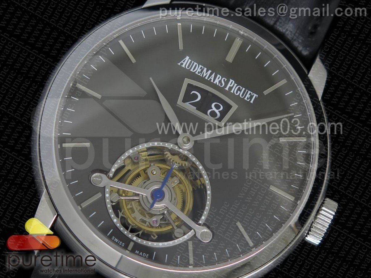 Jules Tourbillon SS Big Date Gray Dial