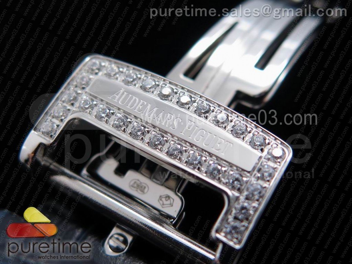 Royal Oak 37mm 15452 SS Full Paved Diamonds - Image 17