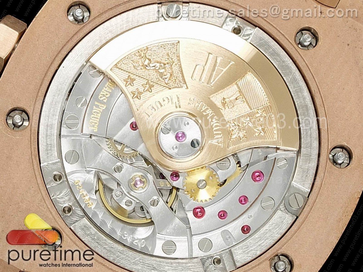 Royal Oak 41mm 15402 RG Full Paved Diamonds - Image 12
