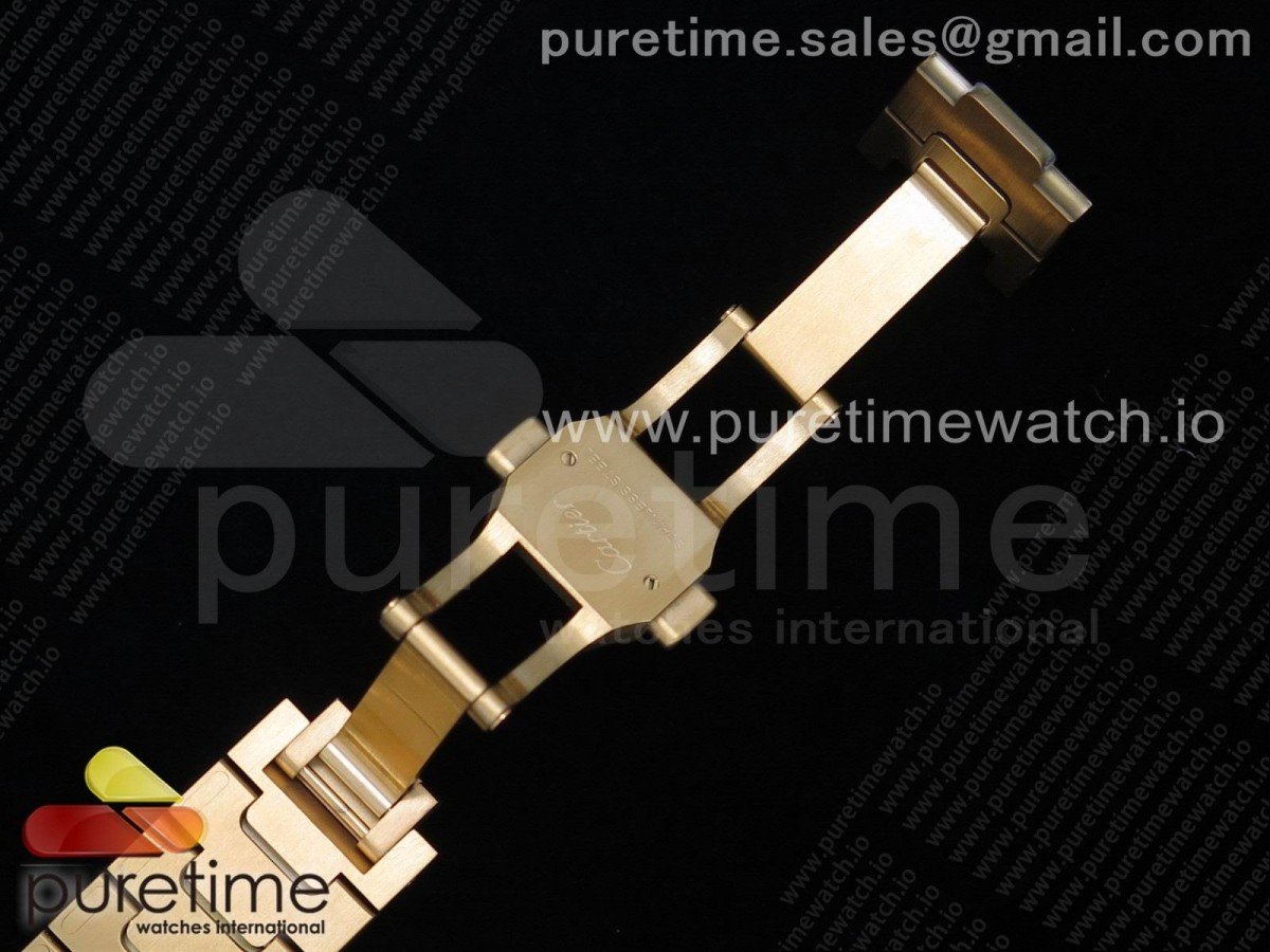 Santos de Cartier 35mm YG Diamonds Bezel BVF - Image 15