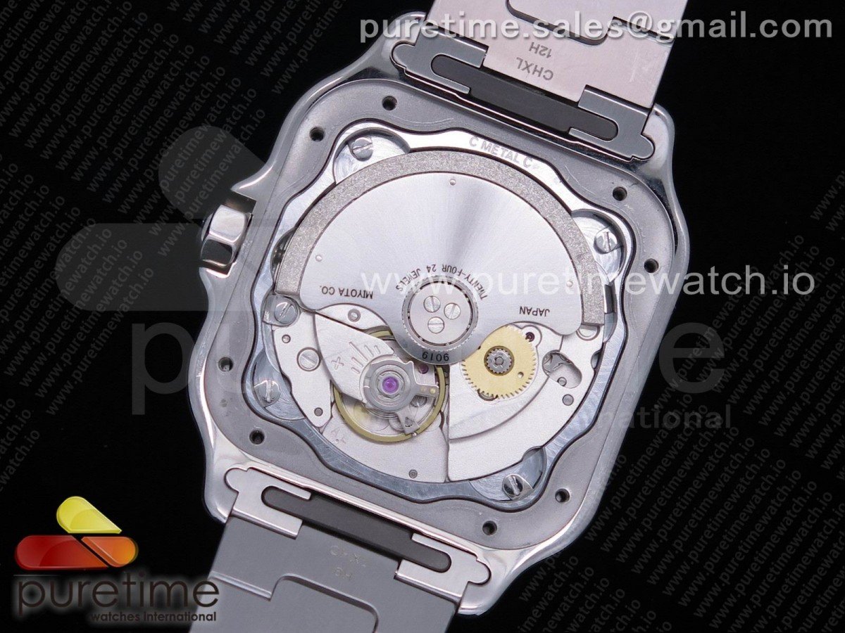 Santos de Cartier 35mm SS Diamonds Bezel BVF - Image 21
