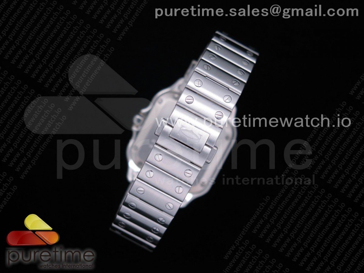 Santos de Cartier 35mm SS Diamonds Bezel BVF - Image 17