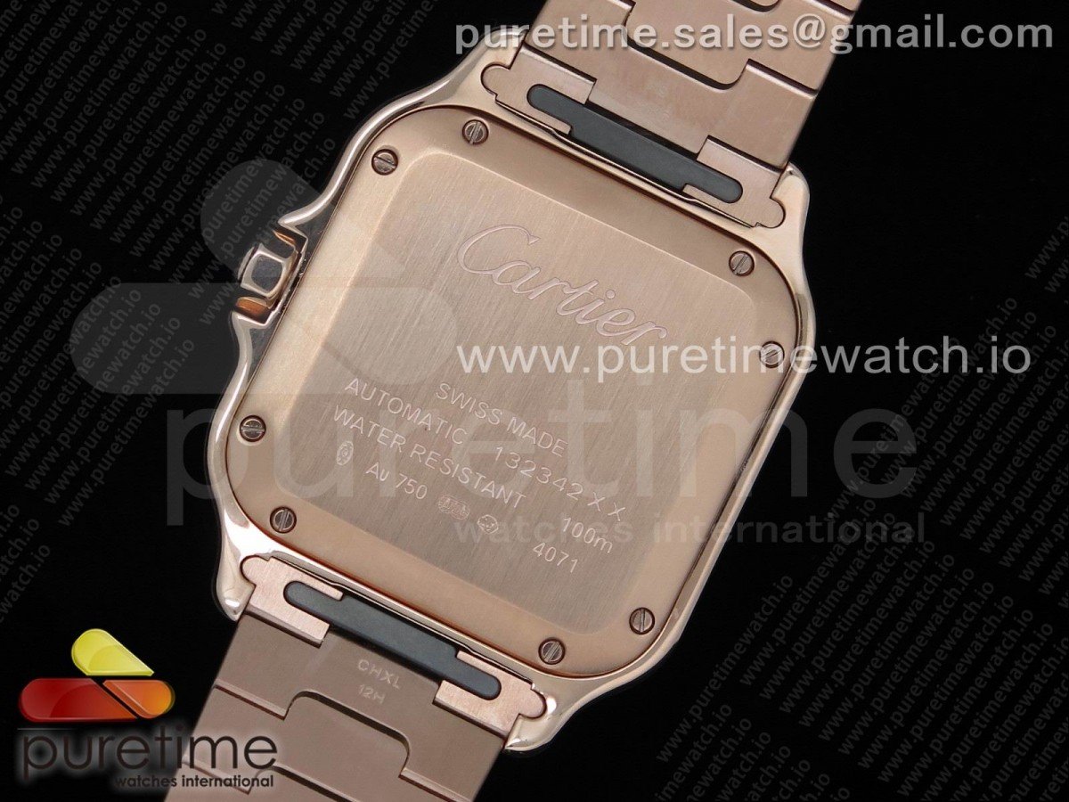 Santos de Cartier 35mm RG Diamanten Lünette BVF – Bild 20