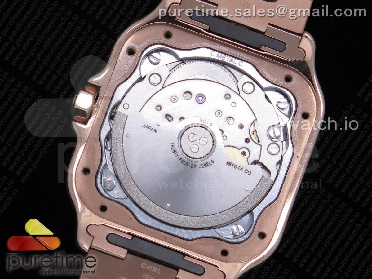 Santos de Cartier 35mm RG Diamanten Lünette BVF – Bild 22