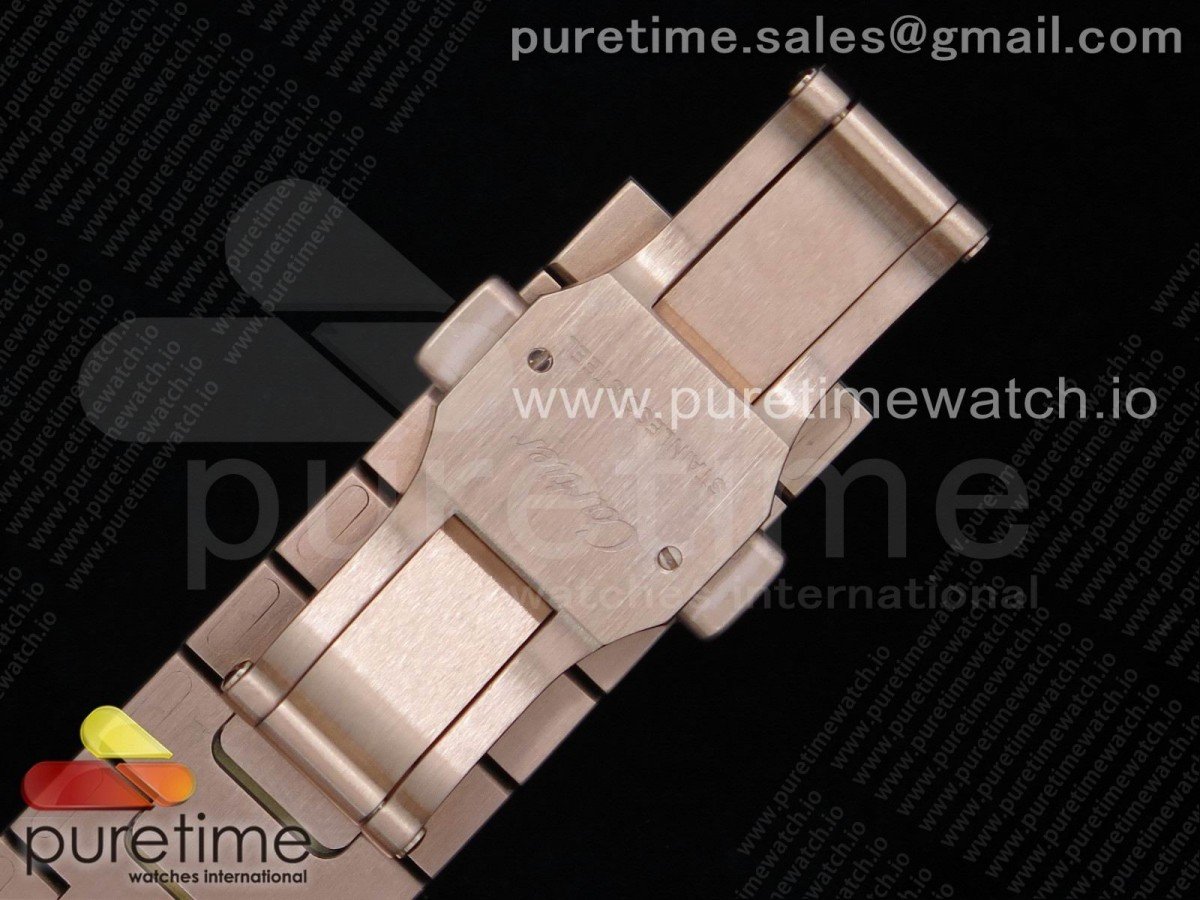 Santos de Cartier 35mm RG Diamanten Lünette BVF – Bild 15