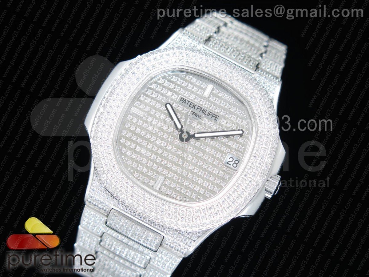 NAUTILUS 5719/1G FULL DIAMOND - Image 2