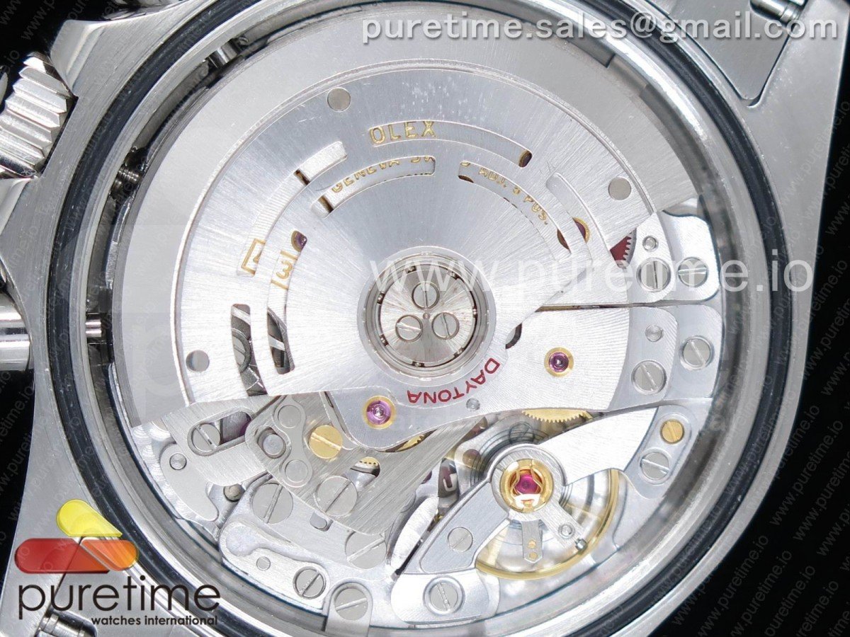 Daytona 116500 Noob 1:1 Best Edition 904L SS Case and Bracelet White Dial SA4130 V4 - Image 3