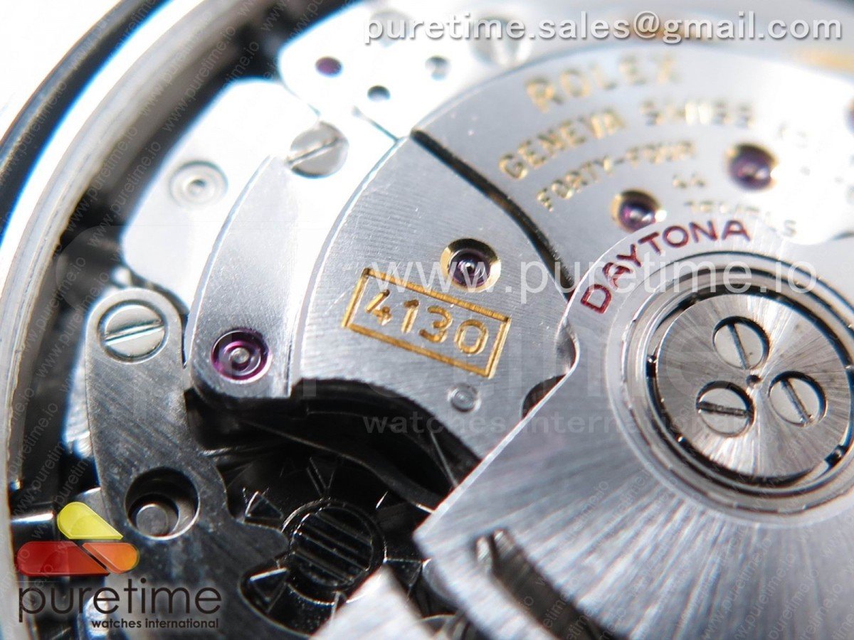 Daytona 116500 Noob 1:1 Best Edition 904L SS Case and Bracelet White Dial SA4130 V4 - Image 4
