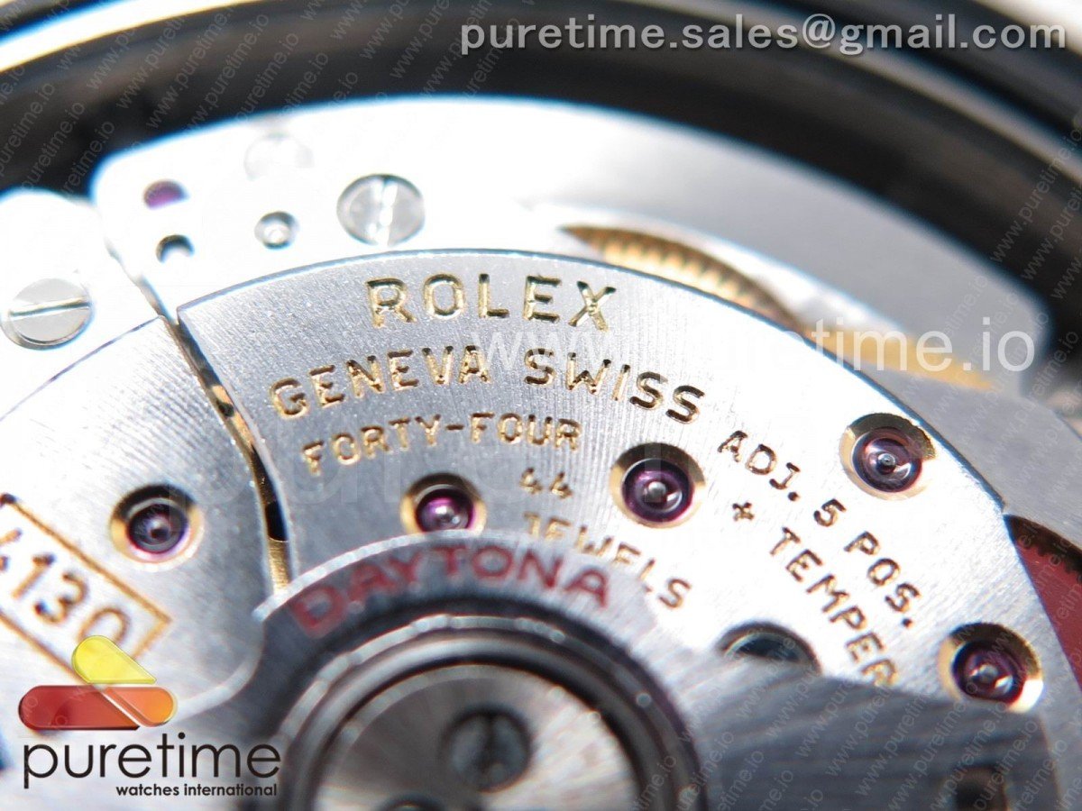 Daytona 116500 Noob 1:1 Best Edition 904L SS Case and Bracelet White Dial SA4130 V4 - Image 6