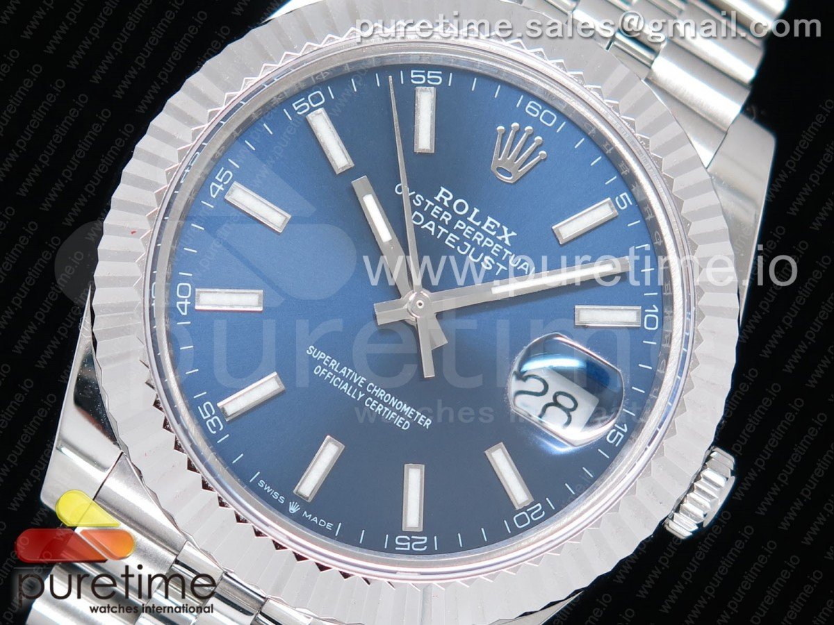 DateJust Men SS Blue