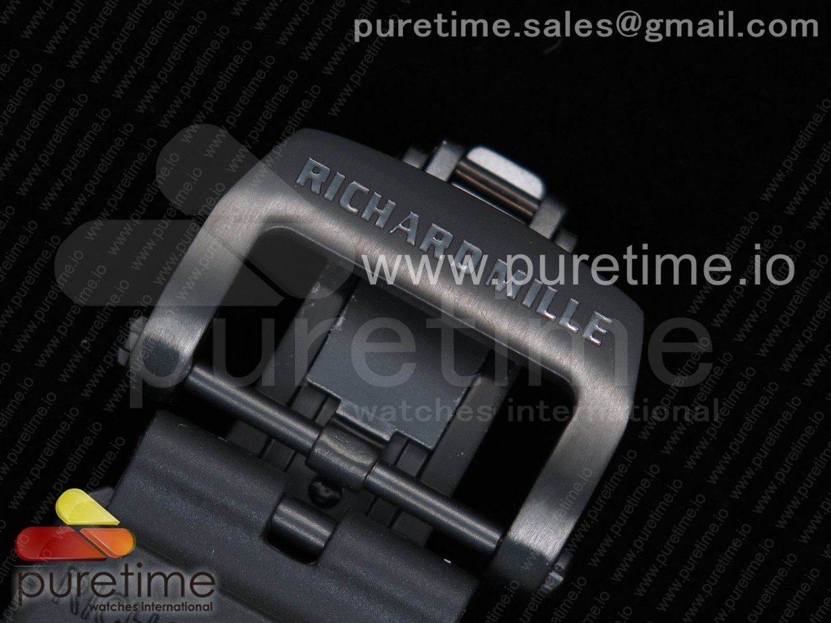 RM052 PVD Sandblasted Skull Dial - Image 8