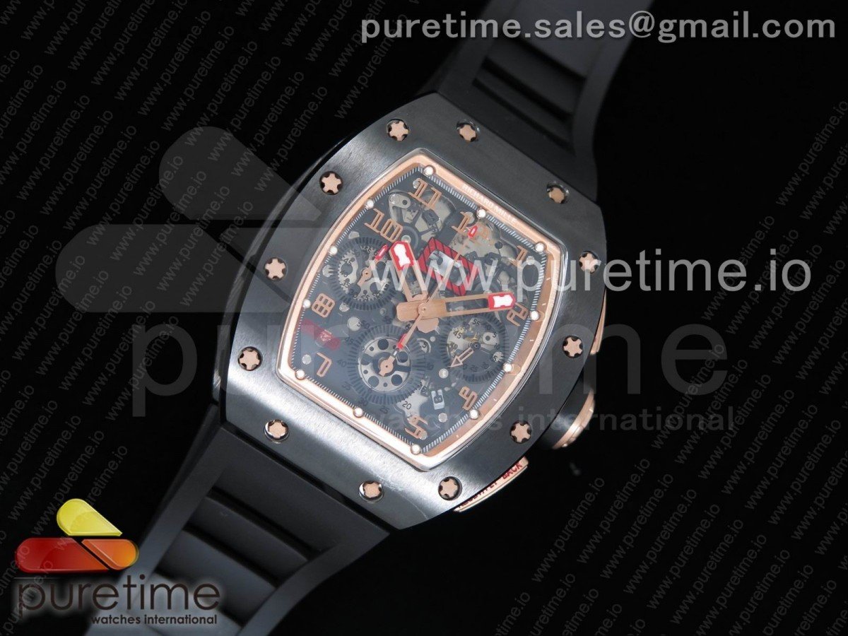 RM011 REAL CERAMIC CASE CHRONOGRAPH KVF - Image 2
