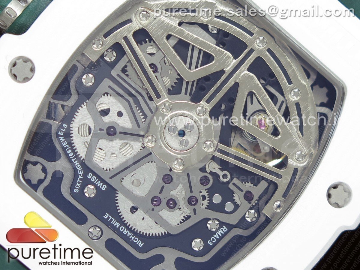 RM011 REAL WHITE CERAMIC CHRONOGRAPH - Image 18