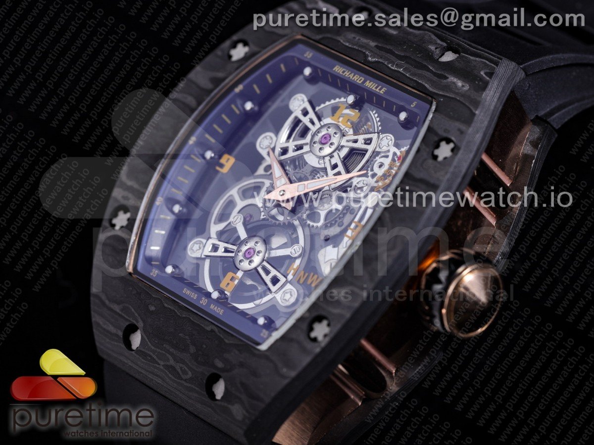 RM17 Tourbillon Lunetta in carbonio OXF - immagine 3