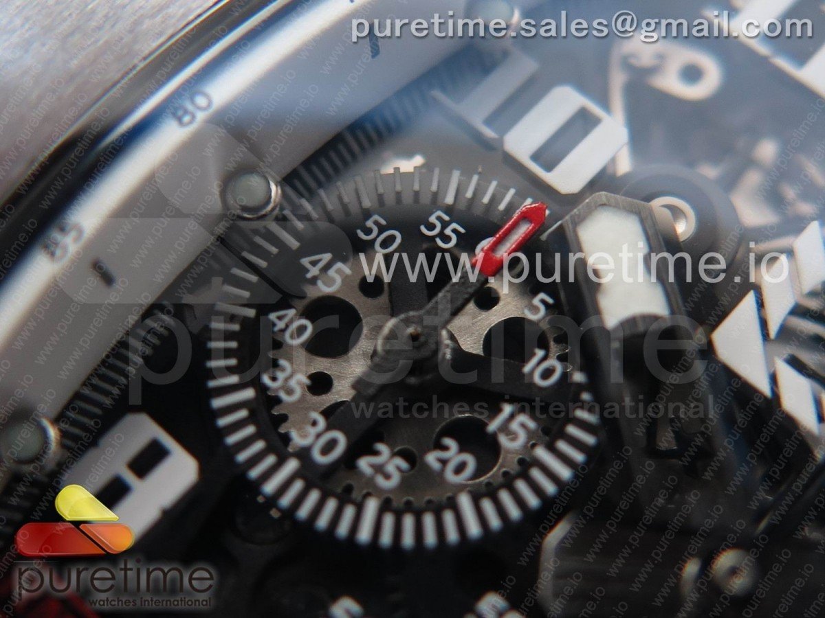 RM011 REAL BROWN CERAMIC CASE CHRONOGRAPH KVF - Image 8