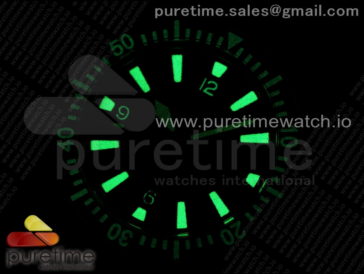 Vintage Seamaster 300 OXF Best Edition Black Dial on Brown Leather Strap A2836 Style 3 - Image 3