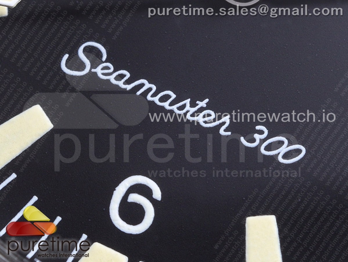 Vintage Seamaster 300 OXF Best Edition Black Dial on Brown Leather Strap A2836 Style 3 - Image 5