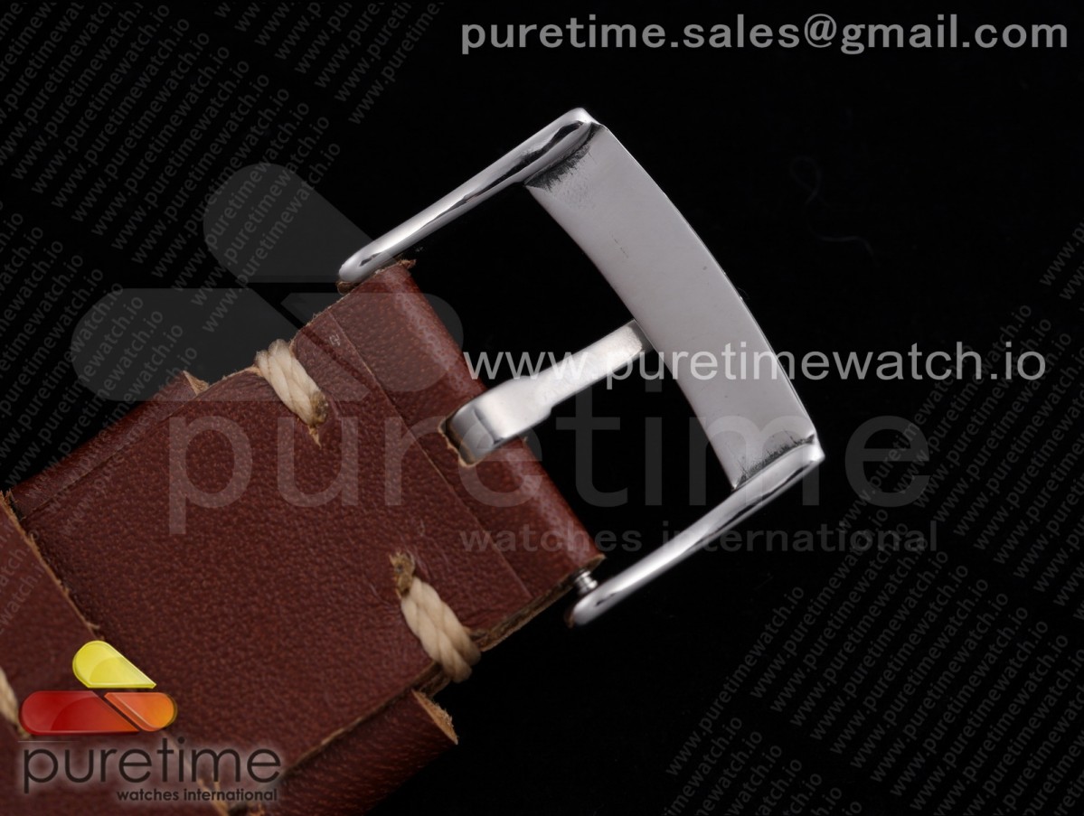 Vintage Seamaster 300 OXF Best Edition Black Dial on Brown Leather Strap A2836 Style 3 - Image 6