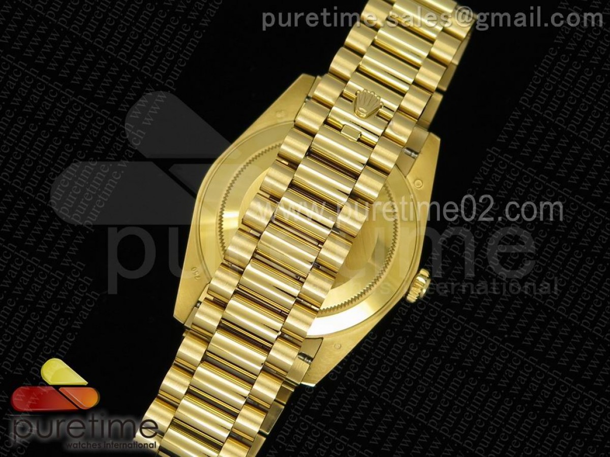 Day-Date II Clean Factory 228238 YG Yellow Gold Dial Roman Markers on YG Bracelet A3255 - Image 5