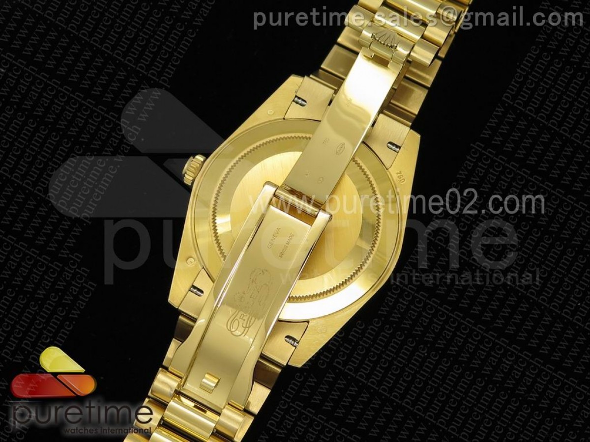 Day-Date II Clean Factory 228238 YG Yellow Gold Dial Roman Markers on YG Bracelet A3255 - Image 6