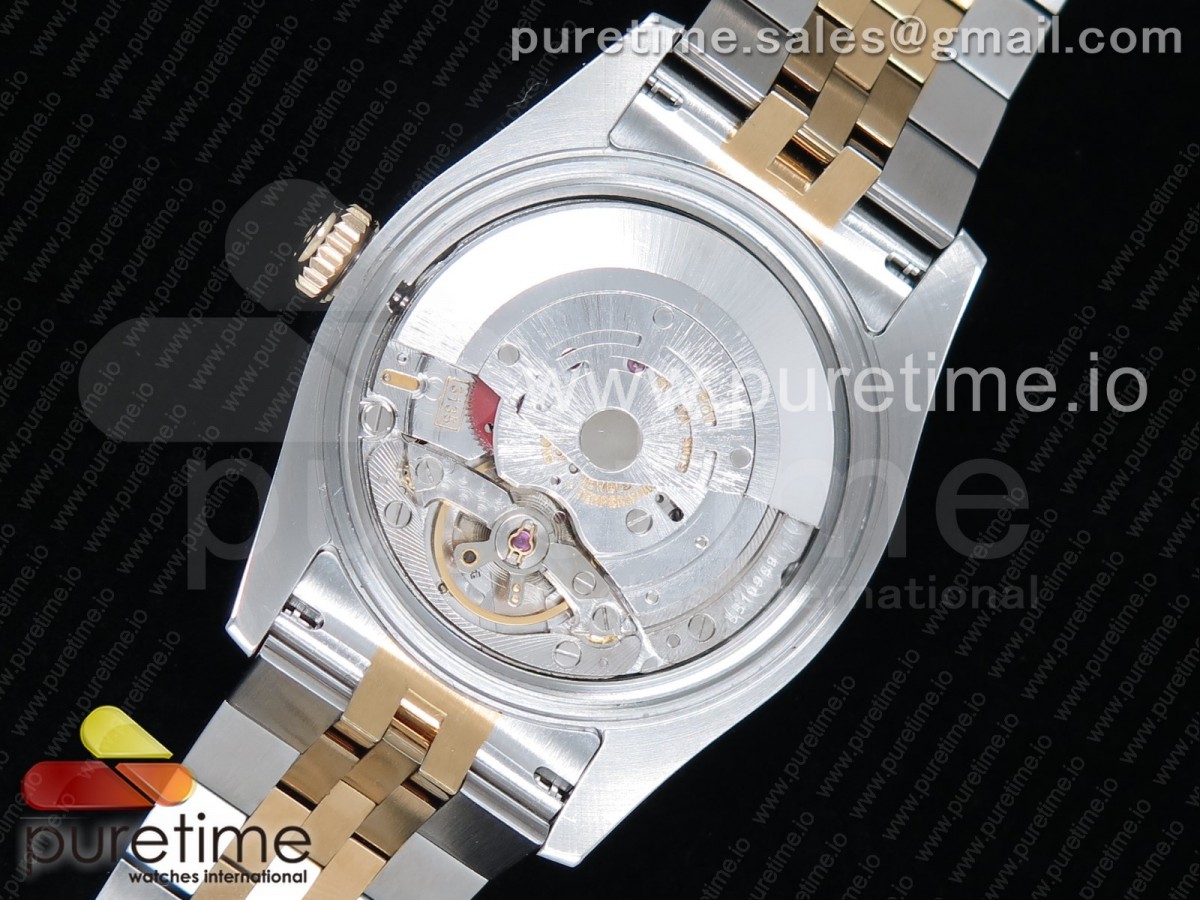 DateJust 41 SS/YG 116233 ARF 904L Marcadores de Stick de acero negro en pulsera Jubileo SH3135 V2 - Imagen 13