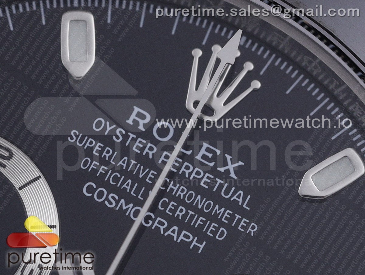 Daytona 116500 Noob 1:1 Best Edition 904L SS Case and Bracelet Black Dial SA4130 V4 - Image 2