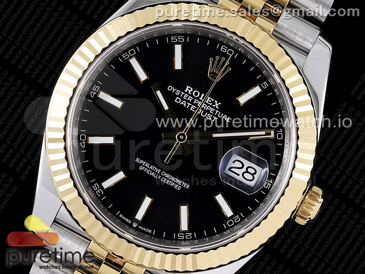 DateJust 41 126333 904L SS/YG VSF 1:1 Best Edition Black Dial on Jubilee Bracelet VS3235 - Image 3