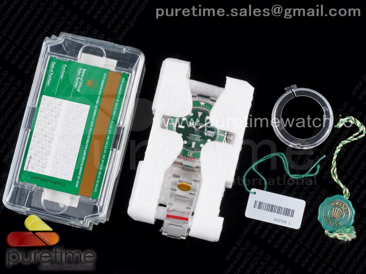 Submariner 116610 LV Green Ceramic ZF 1:1 Clean Factory 904L SS Case and Bracelet VR3135 - Image 8