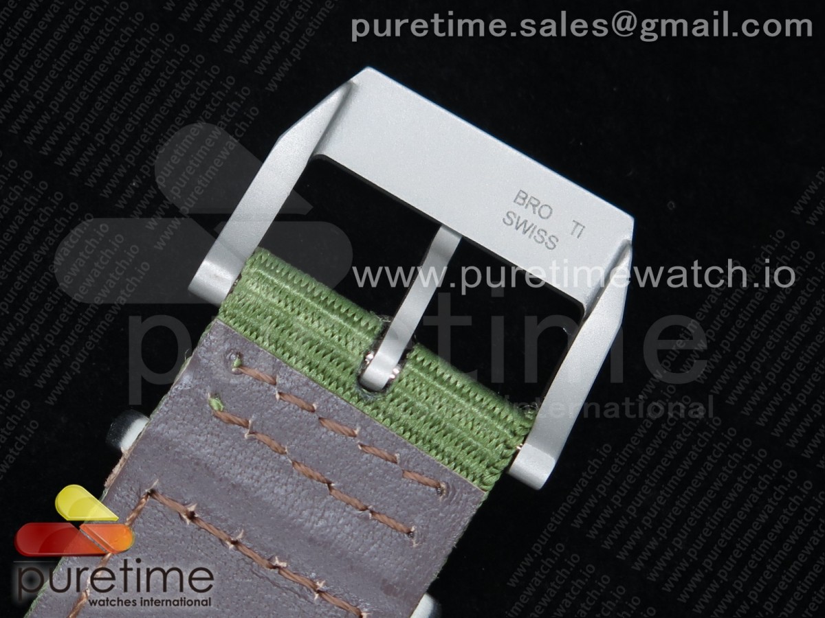 Mark XVIII 'TOPGUN SFTI' Ceramic M+F Best Edition Black Dial on Green Nylon Strap A35111 - Image 15