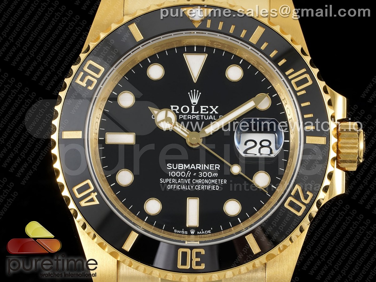 Submariner 126618 LN YG Black Ceramic 904L Steel VSF 1:1 Best Edition VS3235 - Image 6