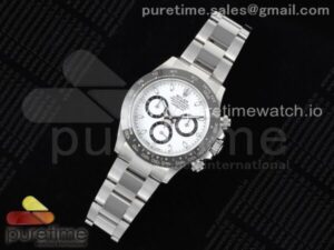 Daytona 116500 BTF 1:1 Best Edition 904L SS Case and Bracelet White Dial SA4130