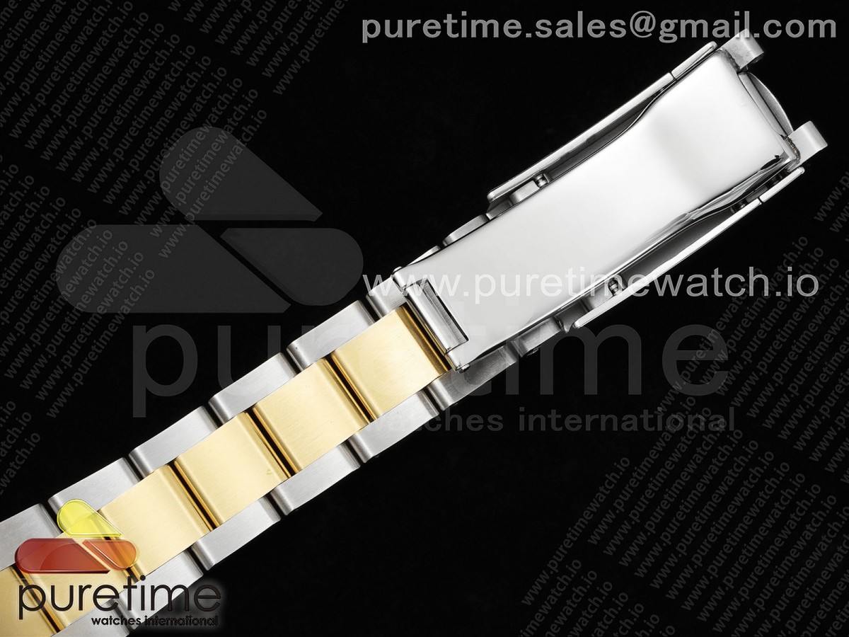 DateJust 41 126333 SS/YG JDF 904L Esfera de acero con palo negro en la pulsera de Oyster SS/YG VR3235 - Imagen 15