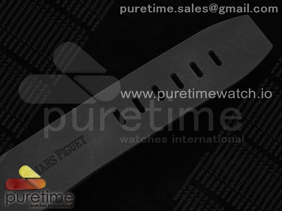 Royal Oak Offshore Diver 15710 APSF 1:1 Best Edition Black Dial on Black Rubber Strap V2 A3120 Super Clone - Image 11