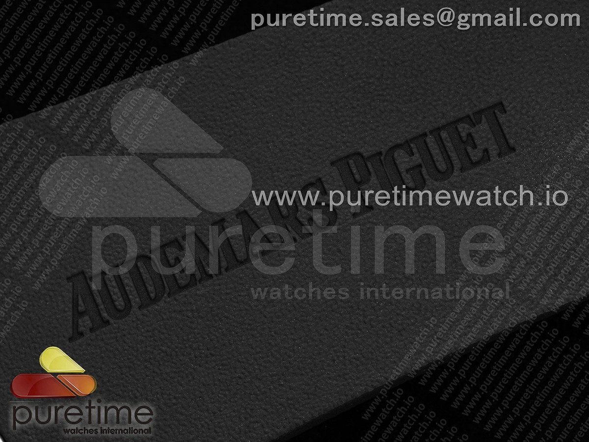 Royal Oak Offshore Diver 15710 APSF 1:1 Best Edition Black Dial on Black Rubber Strap V2 A3120 Super Clone - Image 12