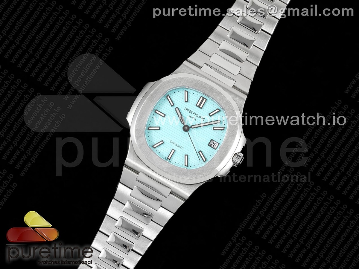 Nautilus 5711 Tiffany GRF 1:1 Best Edition Tiffany Blue Dial on SS Bracelet 324CS - Image 2