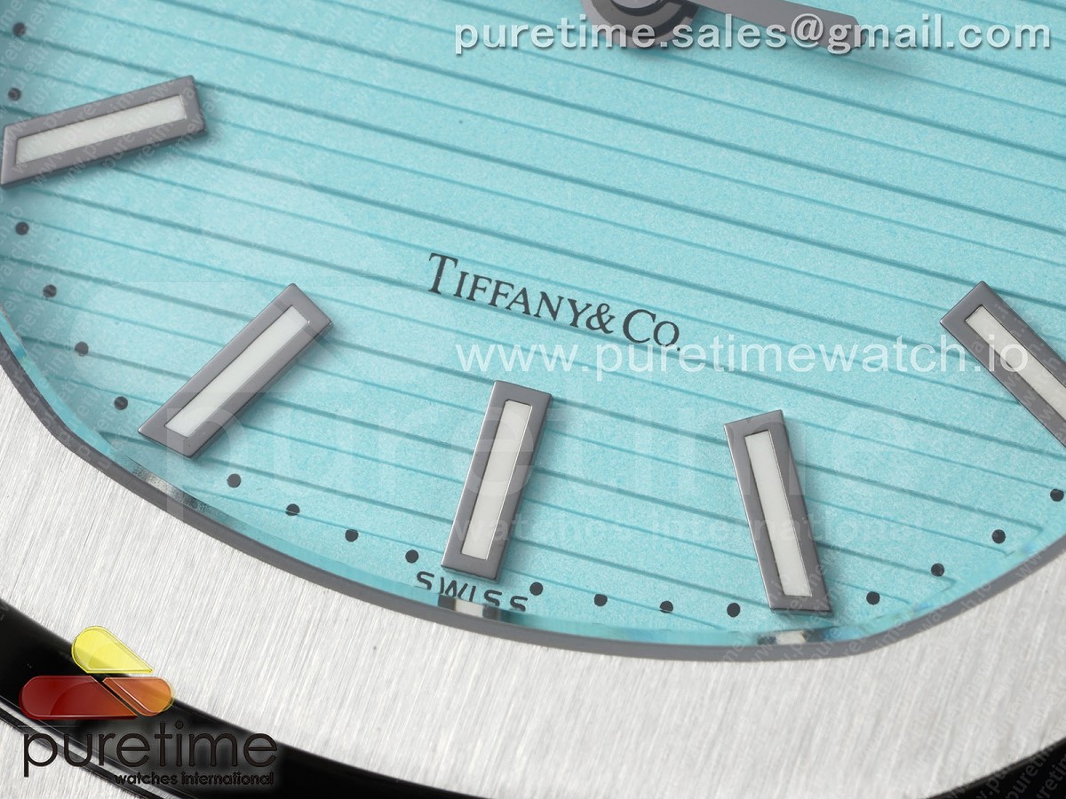 Nautilus 5711 Tiffany GRF 1:1 Best Edition Tiffany Blue Dial on SS Bracelet 324CS - Image 7