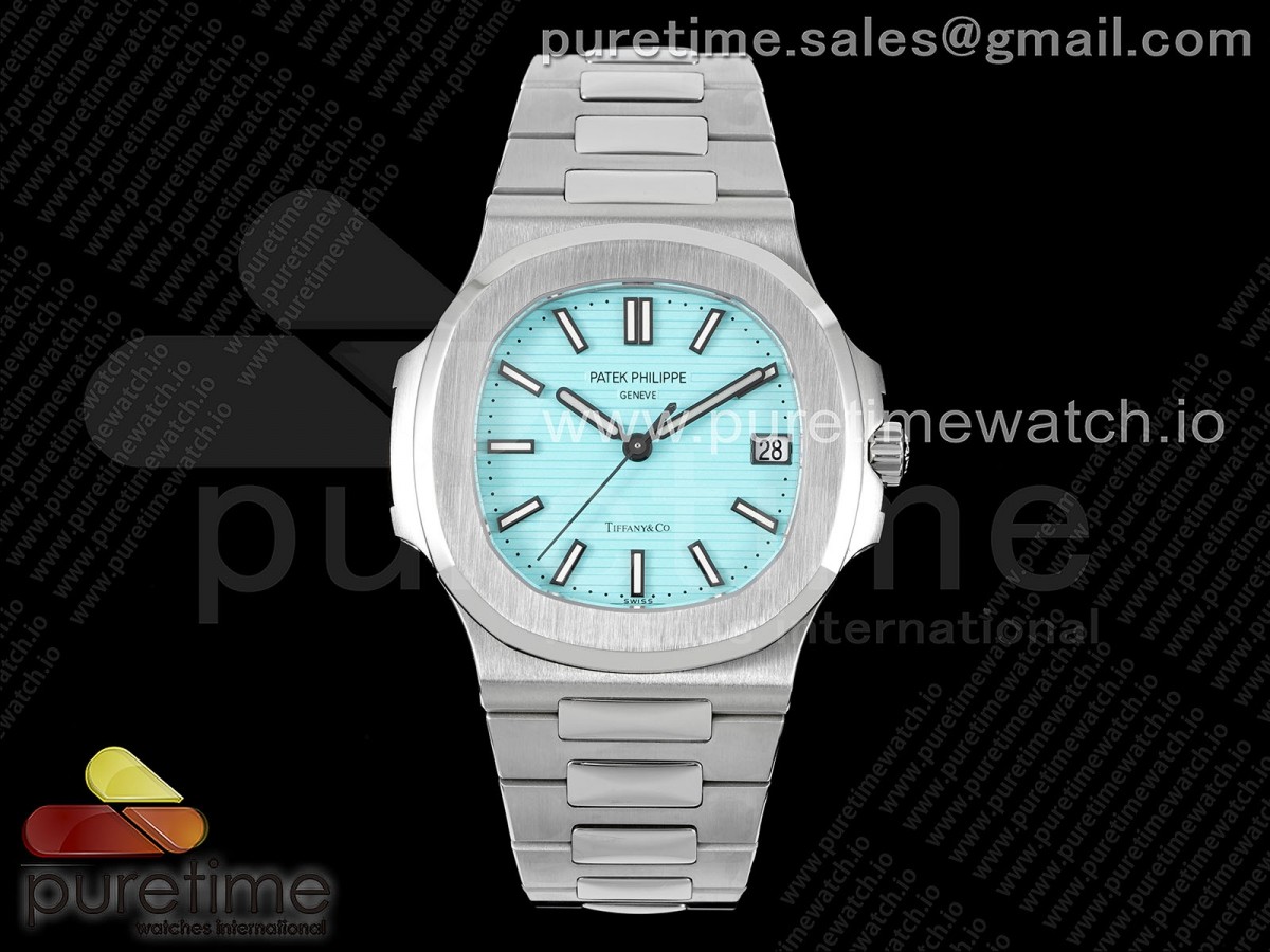 Nautilus 5711 Tiffany GRF 1:1 Best Edition Tiffany Blue Dial on SS Bracelet 324CS - Image 3