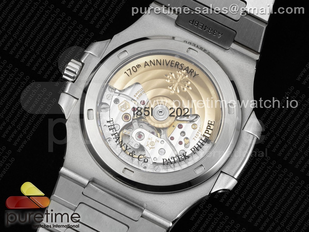 Nautilus 5711 Tiffany GRF 1:1 Best Edition Tiffany Blue Dial on SS Bracelet 324CS - Image 14