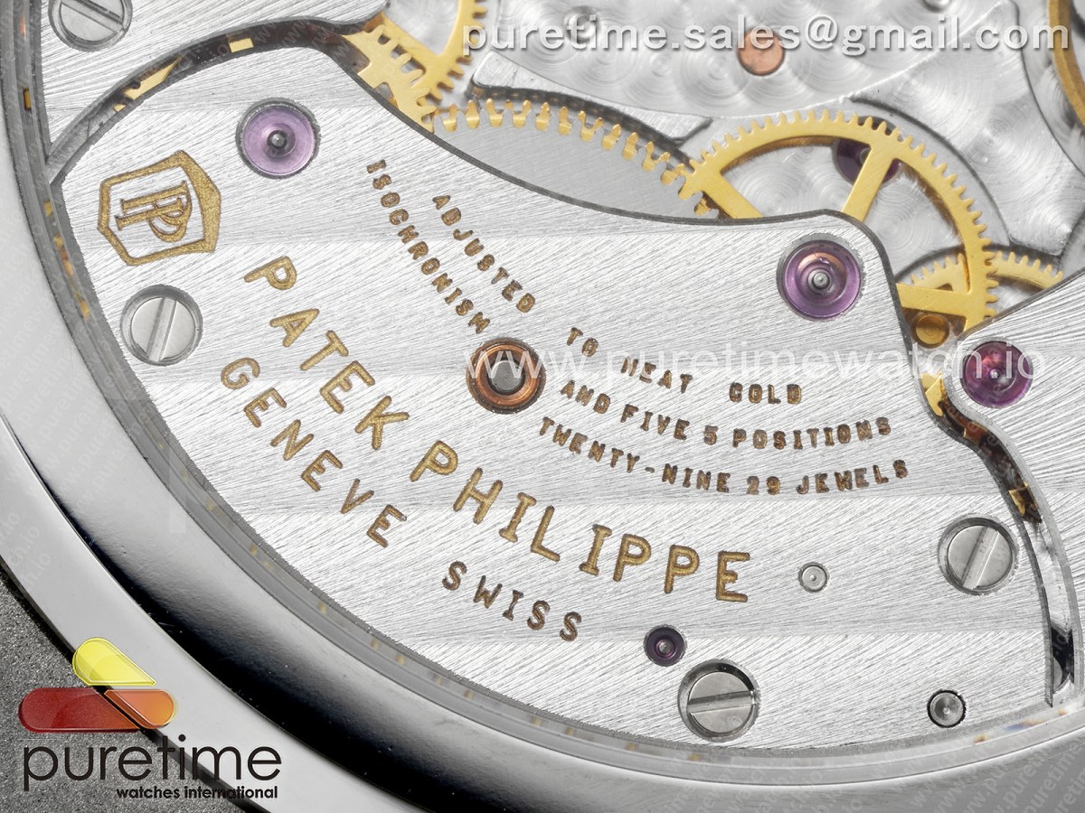 Nautilus 5712 SS PPF 1:1 Best Edition Blue Dial on SS Bracelet A240 Super Clone V2 - Image 12