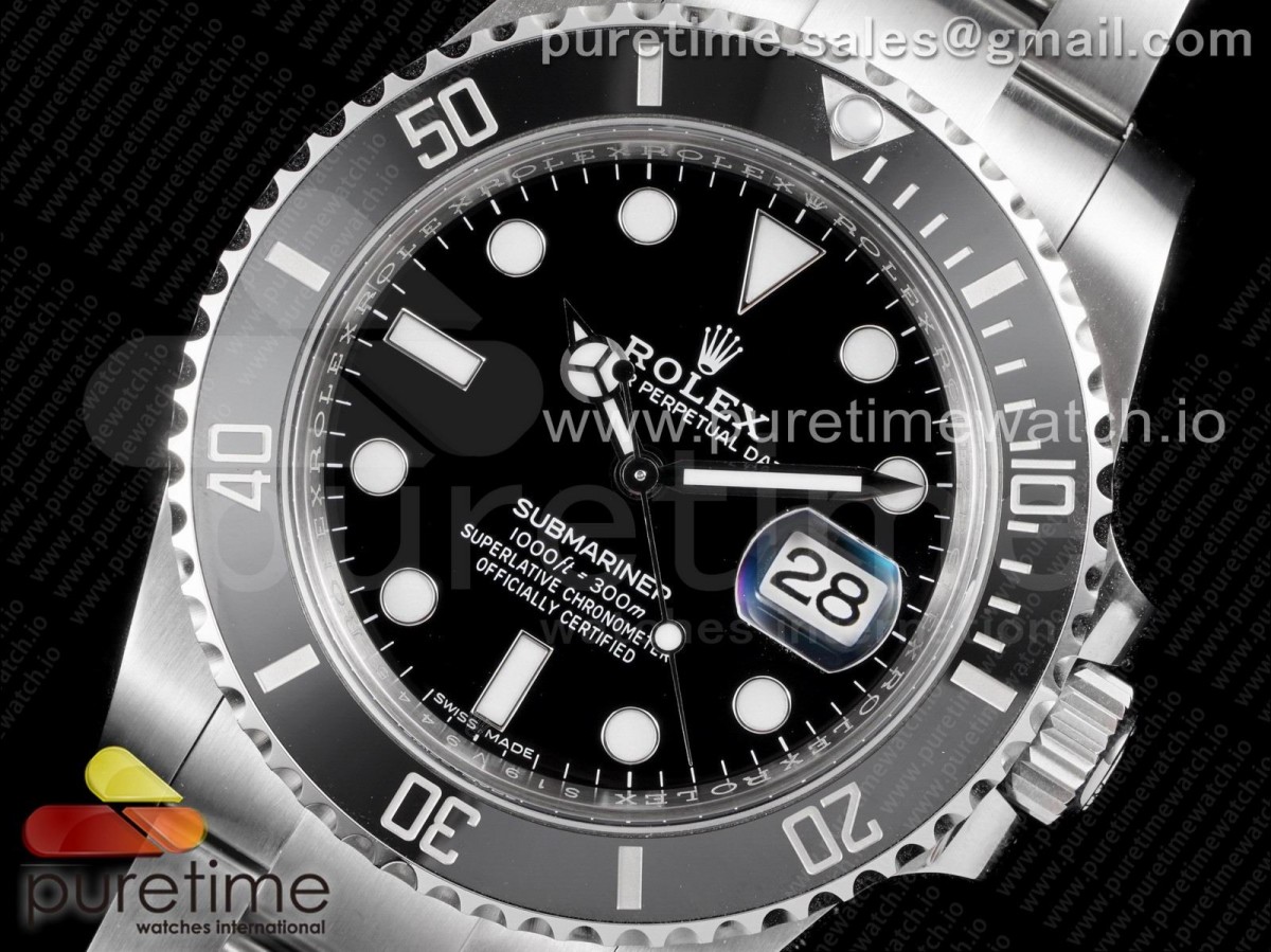 Submariner 116610 LN Acero negro de cerámica 904L VSF VS3135 - Imagen 4