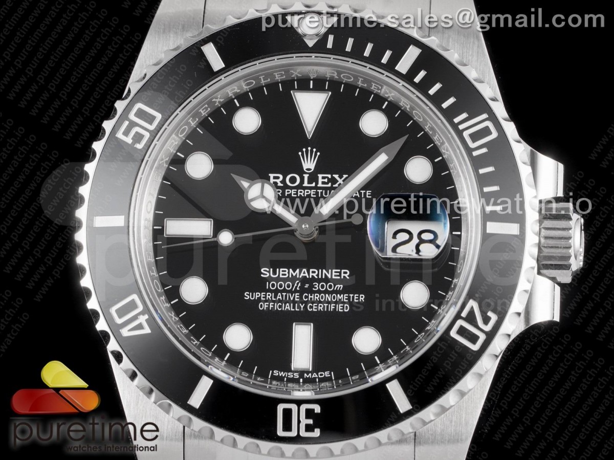 Submariner 116610 LN Acero negro de cerámica 904L VSF VS3135 - Imagen 3