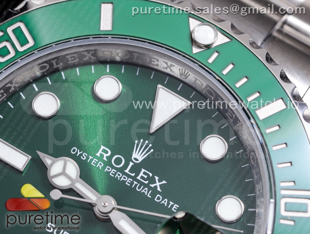 Submariner 116610 LV Green Ceramic Noob 1:1 Best Edition 904L SS Case and Bracelet VR3135 V11 - Image 3