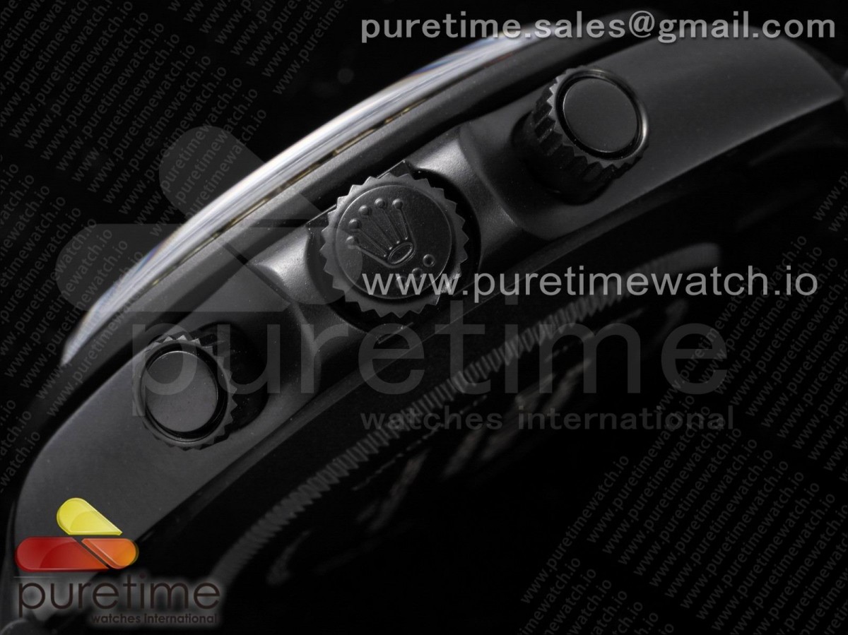 Rolex Daytona Rainbow Black 'MAD' PVD TWF Best Edition on PVD Bracelet A7750 - Image 10