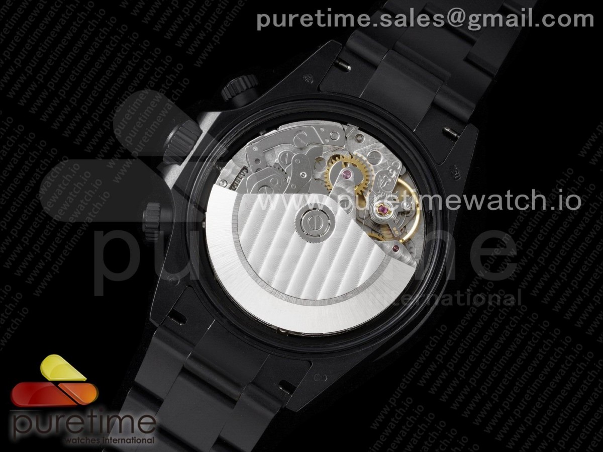 Rolex Daytona Rainbow Black 'MAD' PVD TWF Best Edition on PVD Bracelet A7750 - Image 19