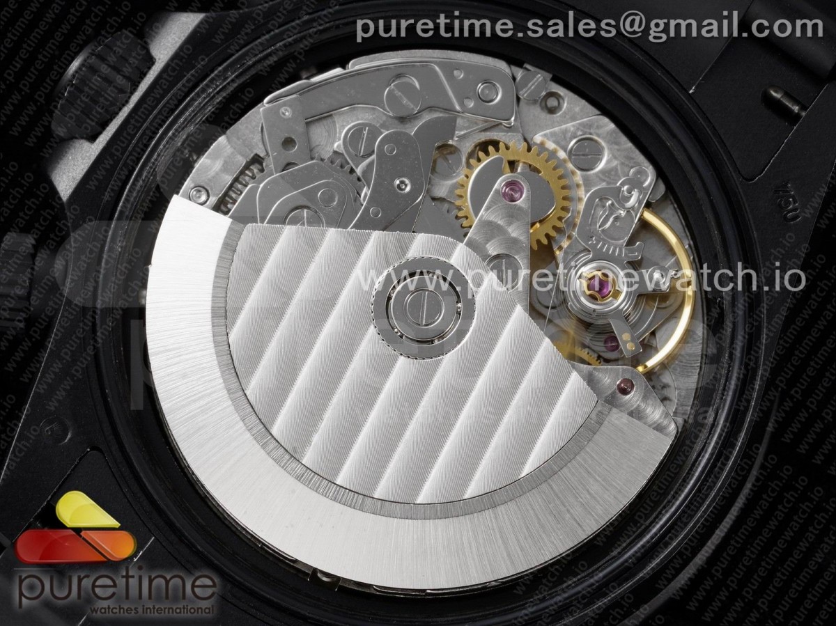 Rolex Daytona Rainbow Black 'MAD' PVD TWF Best Edition on PVD Bracelet A7750 - Image 18