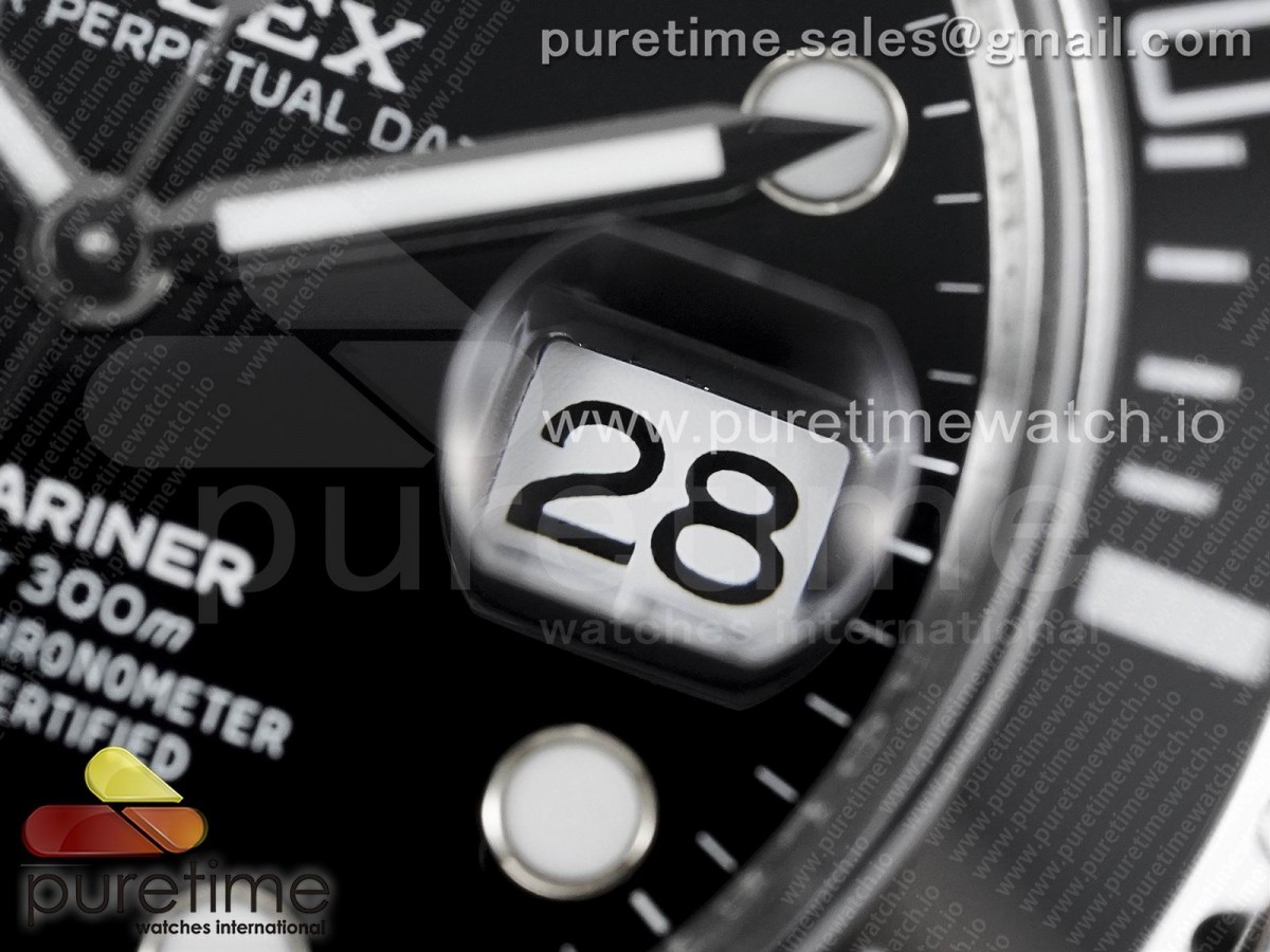 Submariner 116610 LN Black Ceramic 904L Steel JDF1:1 Best Edition VR3135 - Image 8