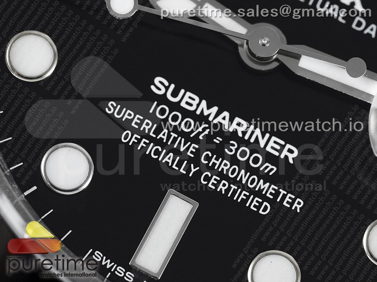 Submariner 116610 LN Black Ceramic 904L Steel JDF1:1 Best Edition VR3135 - Image 7
